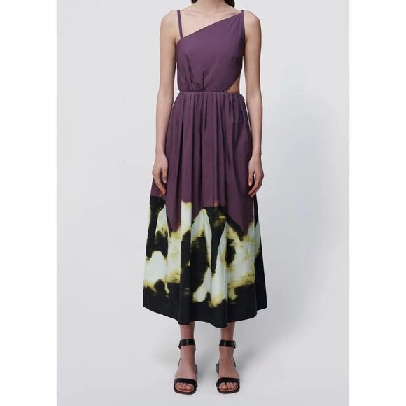 Jonathan Simkhai Collene Cotton Poplin Midi Dress - Picture 1 of 9
